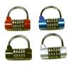 5 Dial Password Lock Zinc Alloy Sturdy Security Letters Combination Padlock Code Style Padlock-Easy To Set for Travel Bag Bike