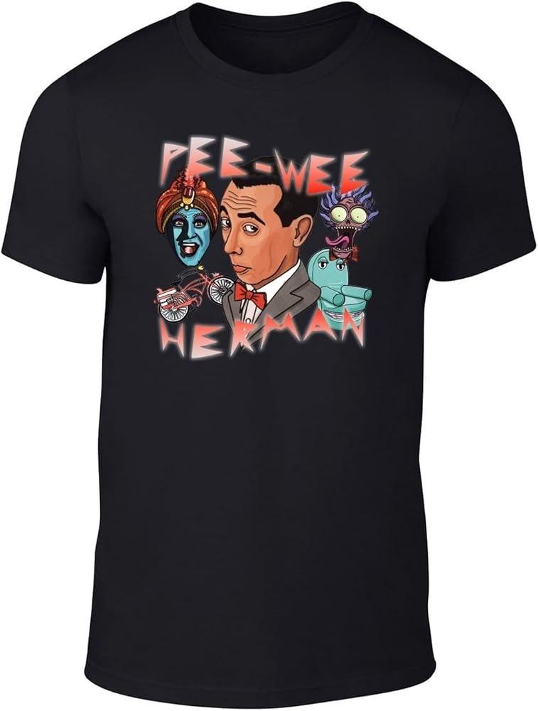 Hot Rare Pee Wee Herman Gift For Fans Black S to 5XL Classic Shirt CA010 Unisex T-Shirt