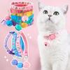 Товары для питомцев Кошачьи ошейники Мультяшный ошейник с подвеской-колокольчиком Щенок Котенок Ожерелье