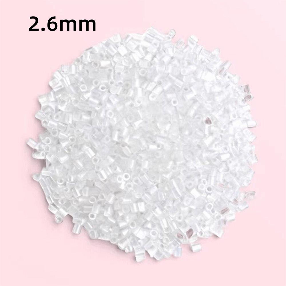 New High-Transparency Handmade DIY Perler Beads 2.6mm Heat Press Glass-Colored Perler Bead Handmade Perler Bead Toy