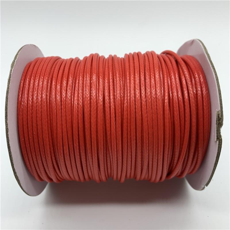 0,5 мм 1 мм 1,5 мм 2 мм черный вощеный хлопковый шнур вощеная нить шнур шнурок ремешок ожерелье веревка для изготовления ювелирных изделий