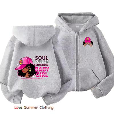 Худи Y2k для девочек на молнии, черная, хип-хоп, осенняя куртка с капюшоном на молнии, осенний пуловер, повседневное худи, размеры 100-160