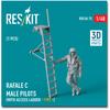 Reskit Rafale C Male Pilot Ladder Type 1 3D Printer Resin Kit 1/48 w/Boarding RSKF48-0075 (Airplane)
