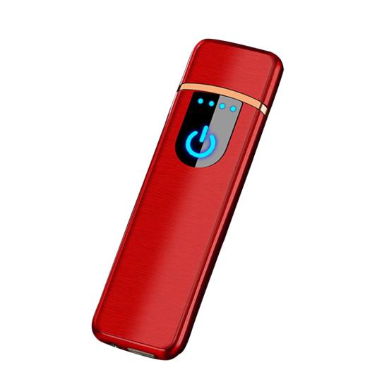 USB-зажигалка, ветрозащитная, перезаряжаемая. Коллекционная, для мужчин, с сенсорным управлением. Подарок для курильщика.