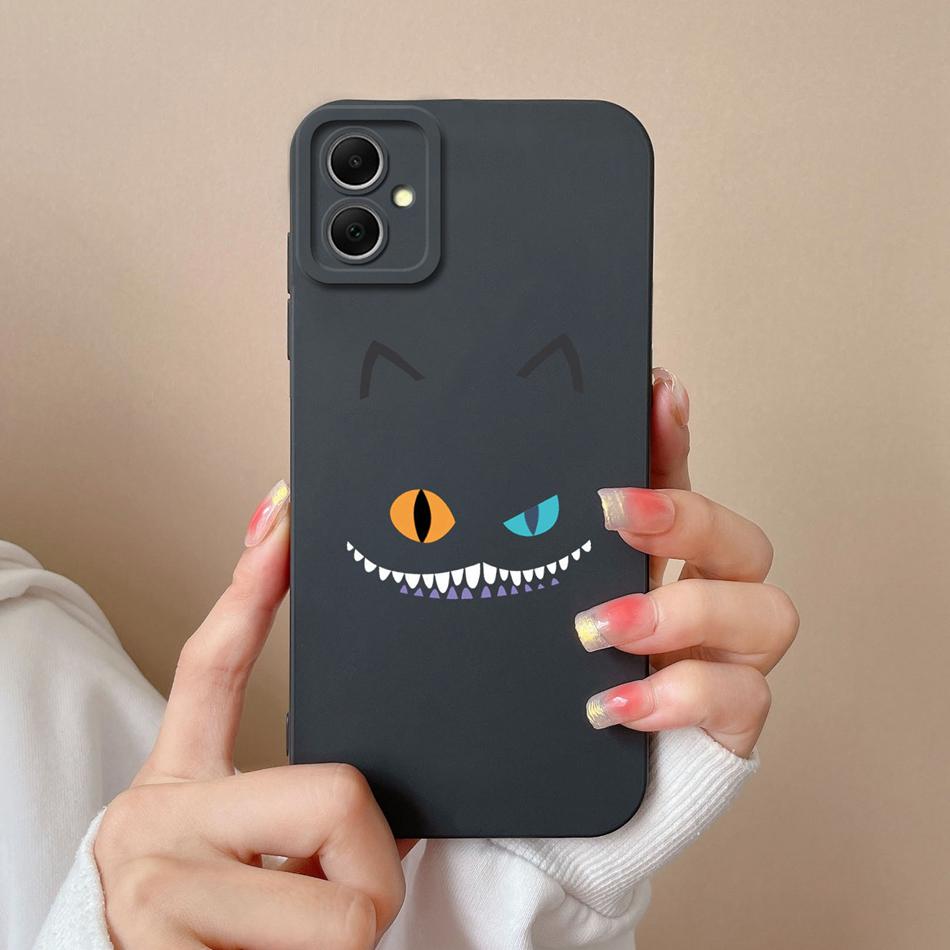 Чехлы для телефонов Samsung Galaxy A05 A05S Простые Уникальные Мягкий Жидкий Силикон Защита Камеры Задняя Крышка Для Samsung A 05 Funda