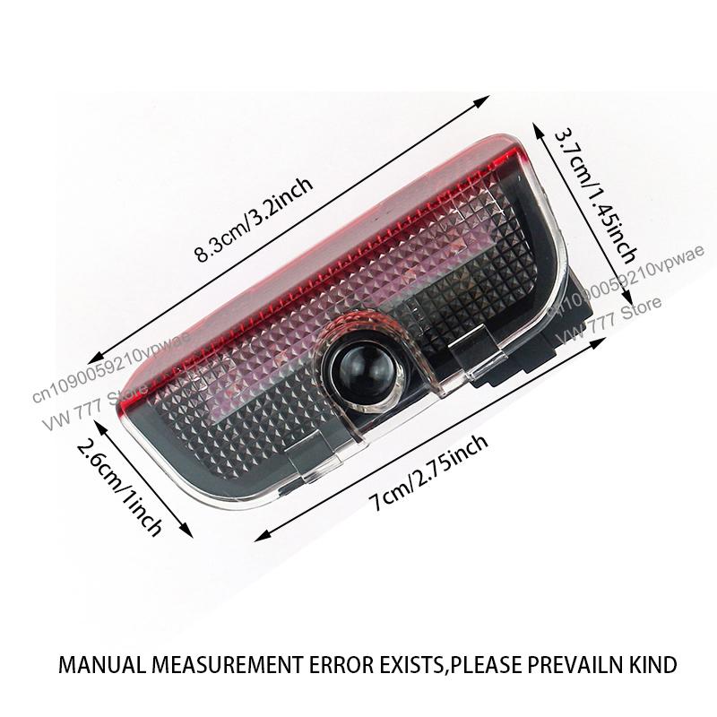 Для VW VOLKSWAGEN Новый Для VW Volkswagen Passat CC Lamando Touran Touareg Tiguan Eos Golf Логотип Двери Автомобиля Лазерный Проектор Приветственный Свет