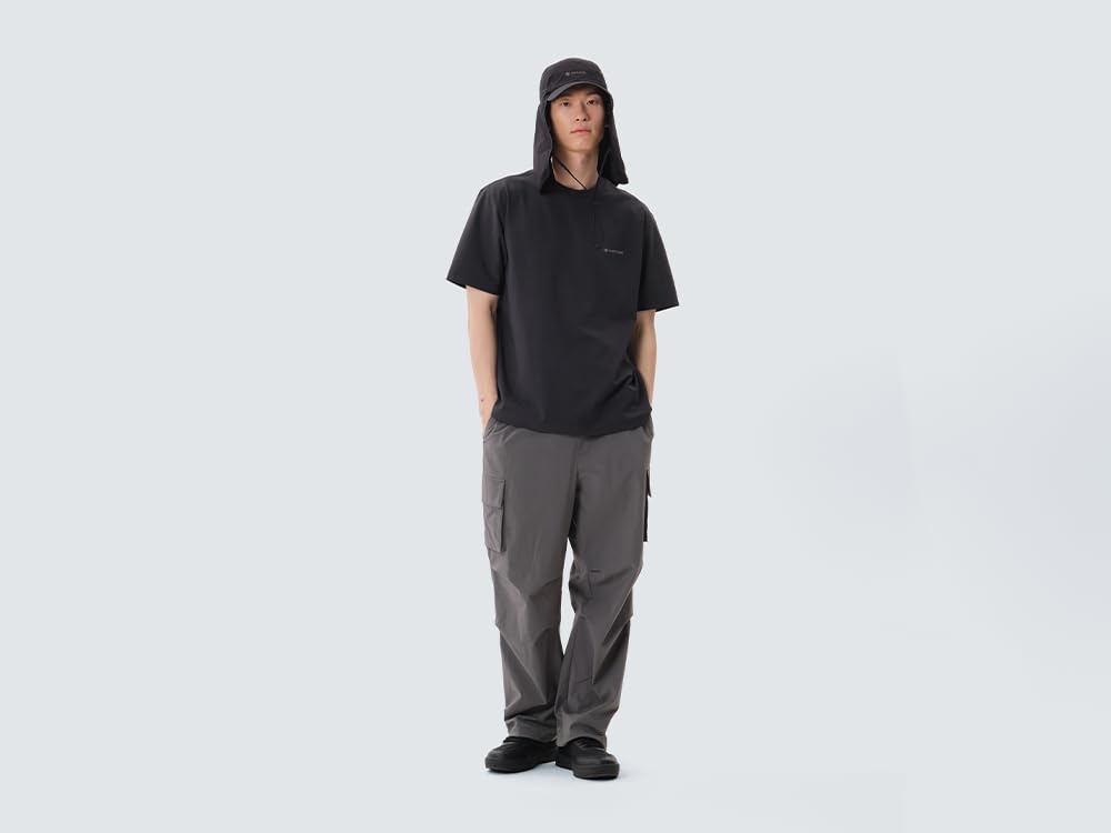 Snow Peak Кепка для кемпинга с козырьком, головной убор, кепка, шляпа для мужчин и женщин, размер M, GS-S25MUFCC76, черный,