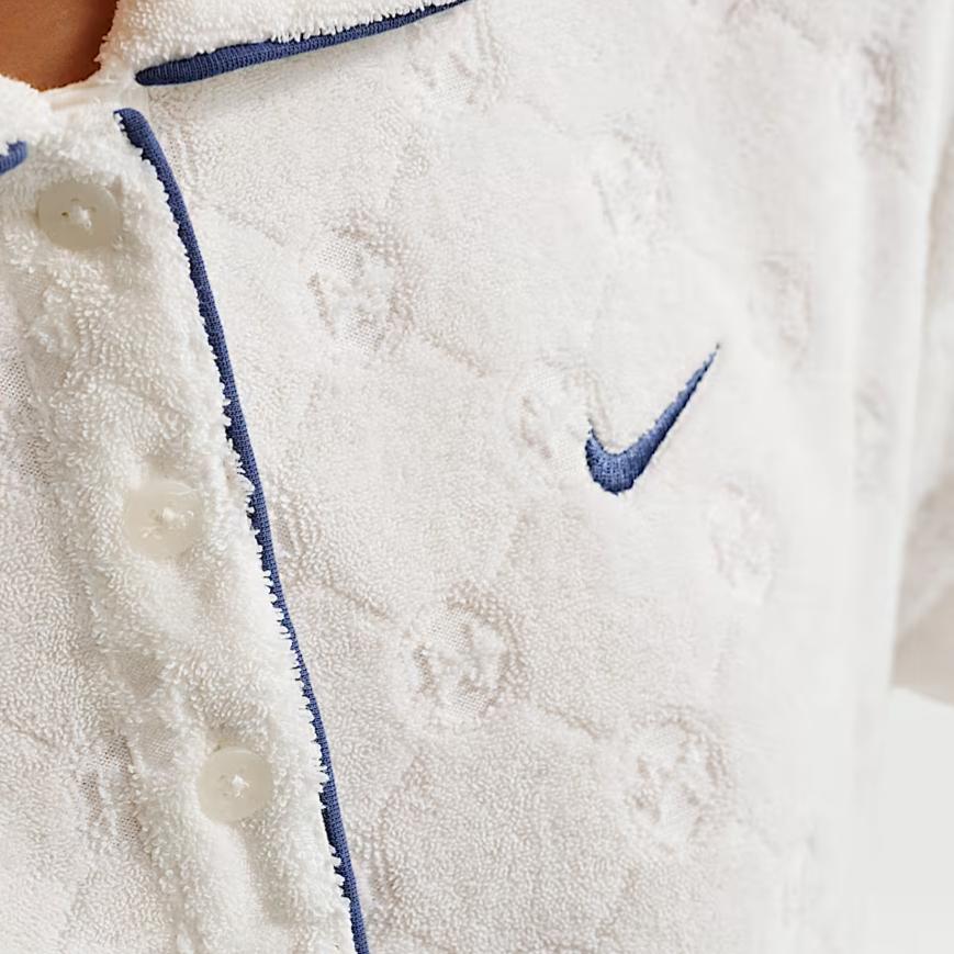 Nike Спортивная повседневная отделка удобное вышитое платье с коротким рукавом женские платья II3977-133