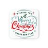 Подставки под стаканы Merry Christmas, квадратный набор, красиво украшенная эмалевая подставка, подходящая для разных видов чашек и пикника на открытом воздухе