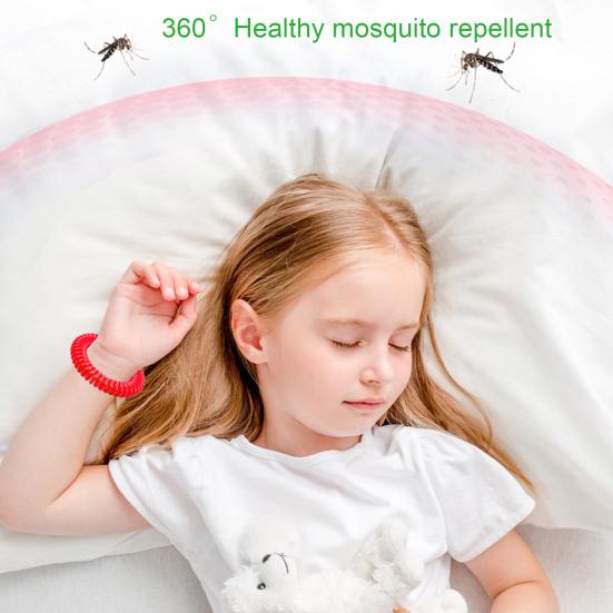 5 шт. браслет от комаров, выдвижной пружинный браслет в форме кольца, детский браслет от комаров для дома и улицы