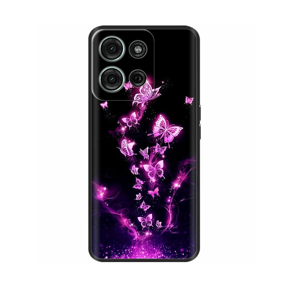 Для Motorola Moto G75 Чехол для Moto G35 G55 G15 Милые Расписные Мягкие Чехлы Задняя Крышка Телефона Для Motorola Moto G75 5G MotoG75 Fundas