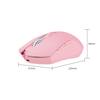 2,4G Pink Girl Беспроводная мышь Беспроводная портативная оптическая игровая мышь 1600DPI для деловых поездок, офиса, дома, школы