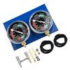 Motorcycle Carburetor Fuel Vacuum Gauge Balancer Synchronizer Tool W/ Hose Kit For 2cylinder Device With Connectors