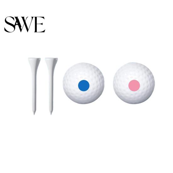 Safe Gender Reveal Option Golf Ball with Tee Exploding Assured Quality Set Powder Explosion Announcement Party Themed Decoration Supplies