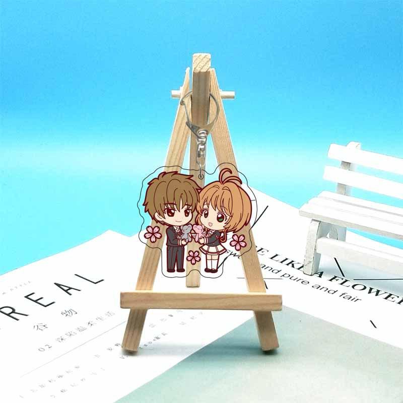 Cardcaptor Sakura Аниме Акриловый Забавный Брелок Аниме-Сувениры Подарок Девочке Брелок Подвеска на Сумку Сувенир Подвеска Украшение