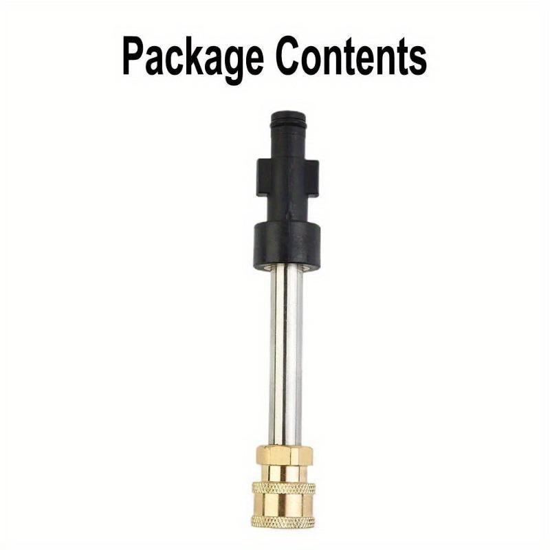 Pressure Washer Quick Adapter 1/4 Car Garden Wash Converter Adapter 3600 PSI Quick Disconnect Release Fitting for Karcher