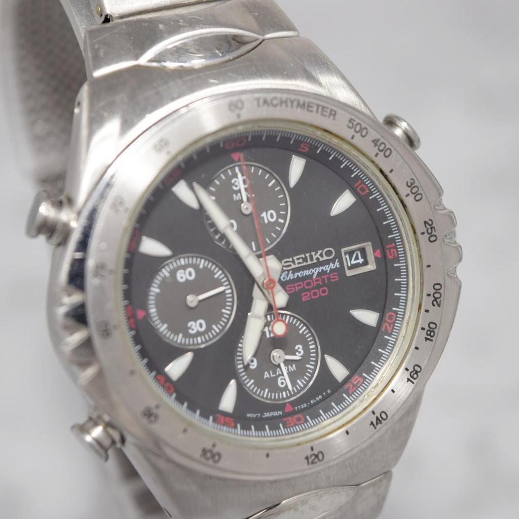 Used Rare 1996 SEIKO x MACCHINA SPORTIVA Chronograph