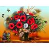Цветочная мозаика Алмазная картина по номерам на холсте