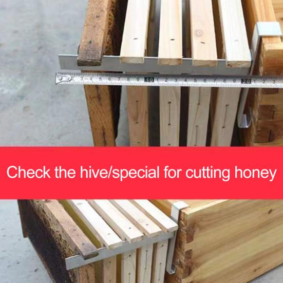 1 Pair Beehive Inspection Bracket Beehive Frame Holder Stainless Steel Beehive Frame Bee Box Stand Beekeeping Support Bracket