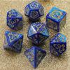 Набор игральных костей DND из 7 многогранных игральных костей с рисунком дракона для ролевой настольной игры D&D RPG