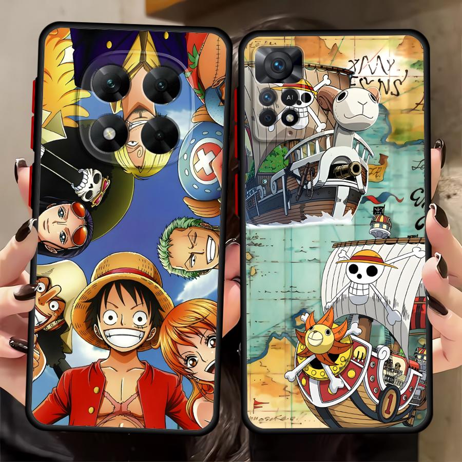Задний чехол для телефона Xiaomi Redmi Note 8T 12s 9S 8 9 10 11 Pro 7 10S 11S 13 14 12 Plus One Piece Капитан Луффи