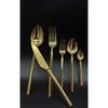 Берлинский набор из 36 титановых золотых столовых приборов