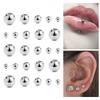 Pack of 25 Threaded Alloy Balls Professional Piercing Tool Suiatble for Industrial Barbell Tongue and Belly Piercings