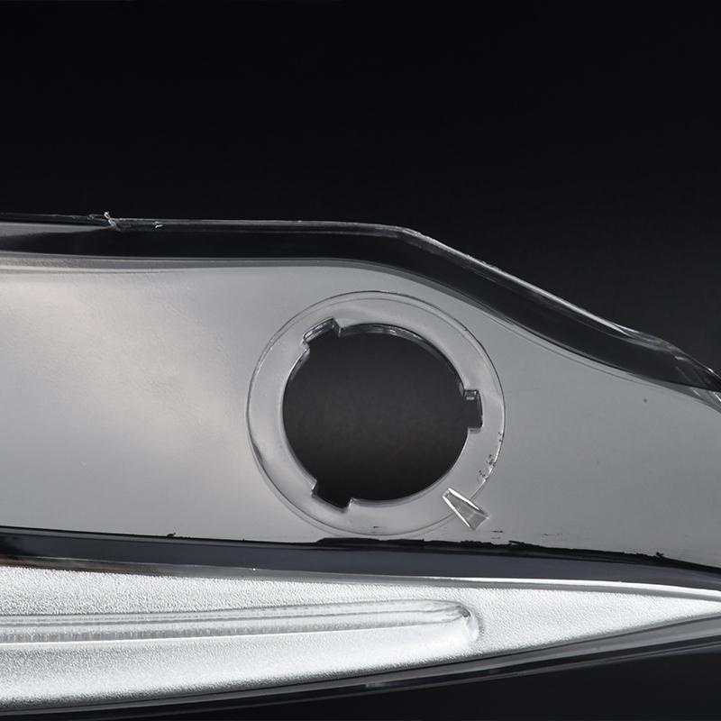 Прозрачная крышка абажура корпуса линзы фары Подходит для BMW E60 E61 525I 530I 545I 550I 2008-2010 Автомобильный абажур фары с отверстием