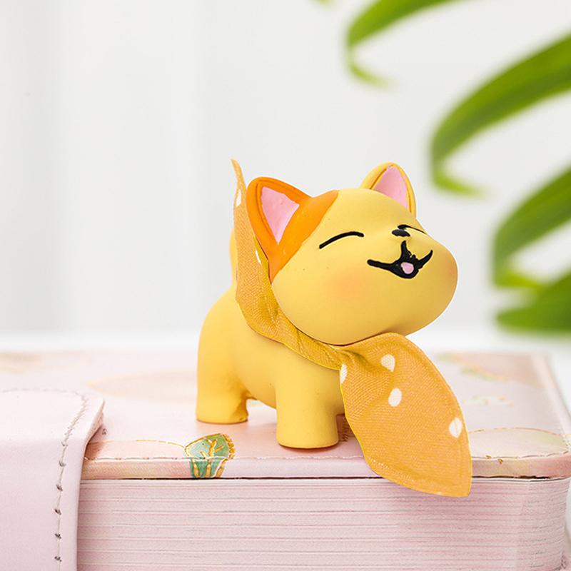 Милый брелок-подвеска в виде банта, улыбающаяся трехмерная кошка, кукла в виде сердца для девочки, аксессуары из смолы, упаковка и украшение