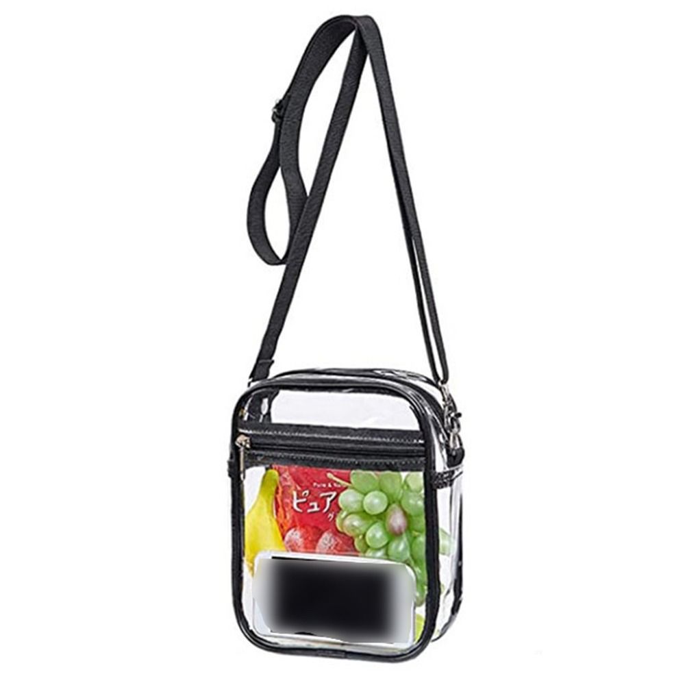 Adjustable Shoulder Strap Crossbody Bag Large Capacity Transparent Messenger Bag Travel