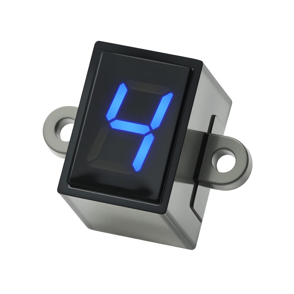 Digital Gear Indicator Universal 6 Speed Motorcycle Motorbike Digital Gear Indicator LED Display Shift Lever Magnet Gear