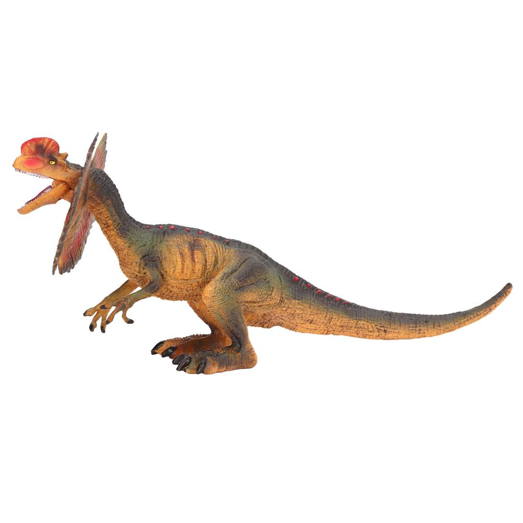 Dilophosaurus Model Figurine Children Dinosaur Figure Toy Collection Birthday Gift For 3 Years Old+