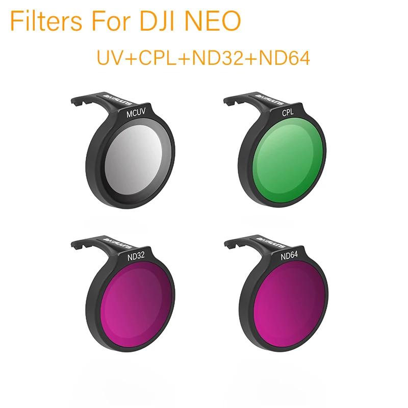 Lens Filter For DJI Neo ND Filters Set Camera Lens Filter Kit ND MCUV HD Optical Glass Filter Accessories