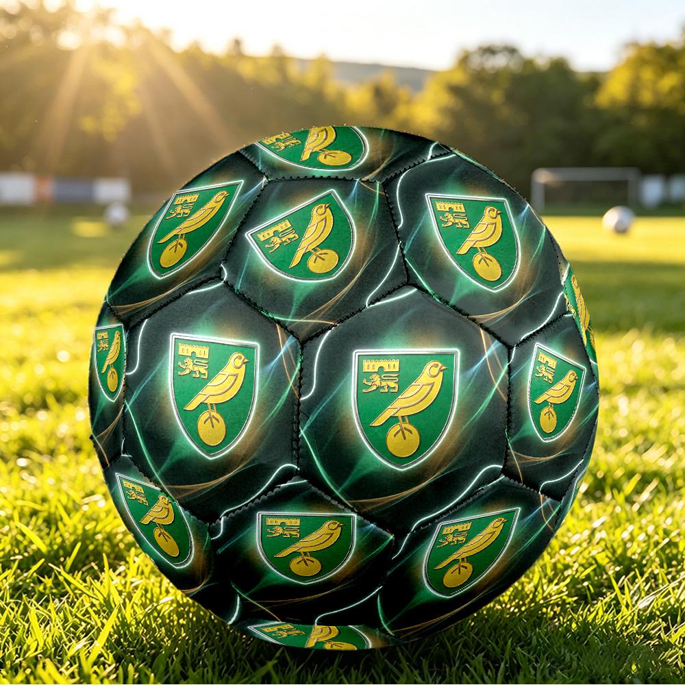 Футбольный мяч Norwich City, размер 5, с принтом, противоскользящий, для взрослых, сувенир для футбольных фанатов