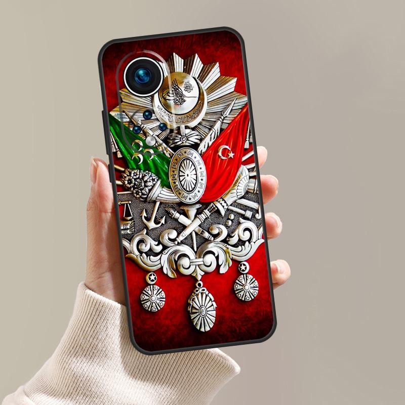 Кейс с гербом Османской империи для Honor Magic 7 5 6 8 Pro 200 400 50 70 90 Lite X8c X8b X9a X9b X9c X9d Win RT Чехол