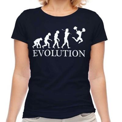 Футболка Cheerleader Evolution Of Men Women Одежда Подарок