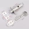 Simple Invisible Door Lock Stainless Steel Privacy Lockset Easy Install Manager Lock