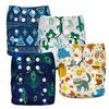 0-6 Months Newborn Cloth Diapers Washable Bamboo Charcoal Leakproof Breathable Infant Underwear