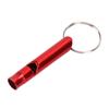 Red Emergency Survival Whistles Aluminium Alloy Rescue Whistle for Outdoor Camping Hiking