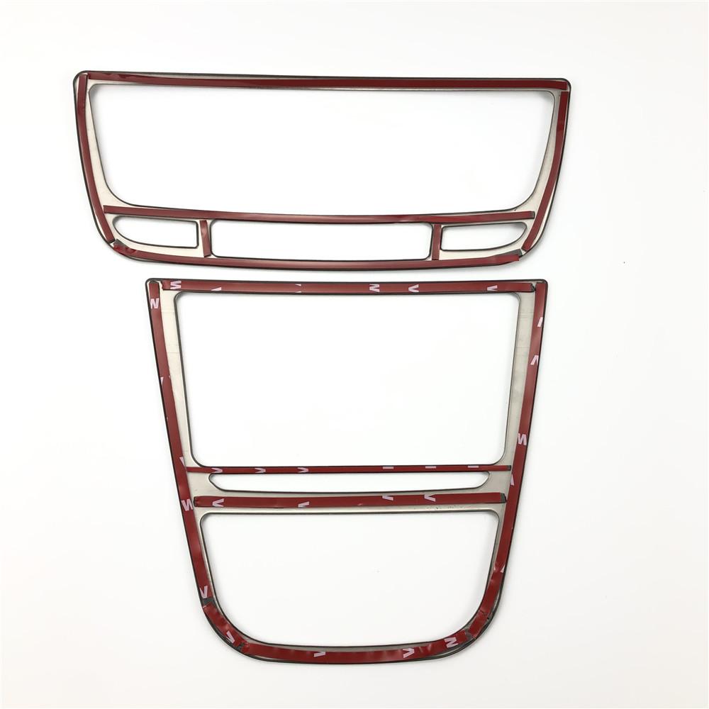 Car Accessories Center Dashboard Air Conditioning Outlet Air Vent Decoration Frame For Buick Encore OPEL VAUXHALL MOKKA