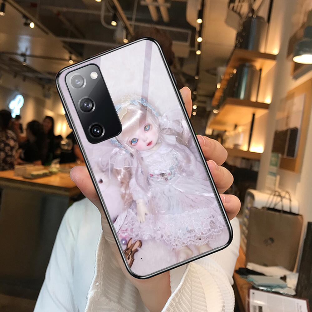 Чехол Krajews Creepy Dolls из закаленного стекла, чехол для телефона SamSung Galaxy S8 S9 S10E S20 S21 S5 S30 Plus S20 fe 5G Lite Ultr