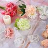 Set of 10 Elastic Pearl Wrist Corsage Bands DIY Flower Hand Corsages Bracelets Accessories for Wedding Festival Beach Party Prom