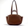 Tote Bag Trend Style Fashion Comfortable Handbag Lamp Luxury Brand Design Shoulder Bag Cowhide Large Capacity Pleated Skirt