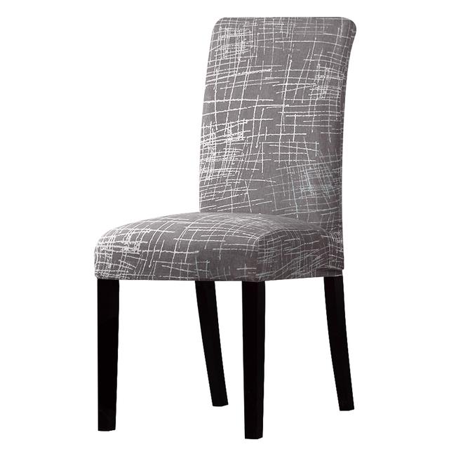 Эластичный чехол на стул с принтом, большие эластичные чехлы на сиденья, чехлы для офисных стульев, чехлы для ресторанов, банкетов и отелей, украшение дома