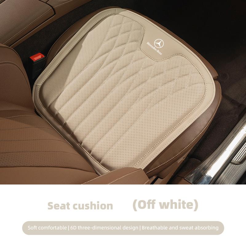 High-quality Leather Car Seat Cushion Lumbar Support Auto Interior For Mercedes Benz AMG A/B/C/E/S Class C200L W211 W212 GLK GLE JR9