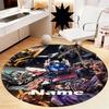 Custom Name Transformers Printed Round Rug Carpet Chair Rug Area Rug Entryway Doormats,for Office Chair Living Room Bedroom Kitchen Room.