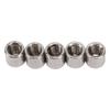50Pcs Coupling Nut Round Rod Connector Female Thread 304 Stainless Steel M8x1.25 12 L12mm
