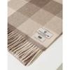 Daks Cashmere Check Scarf Ivory Dcmu6f992iv