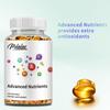 Multivitamin capsules, micronutrient supplements, eye health protection, immune enhancement, suitable for adults.