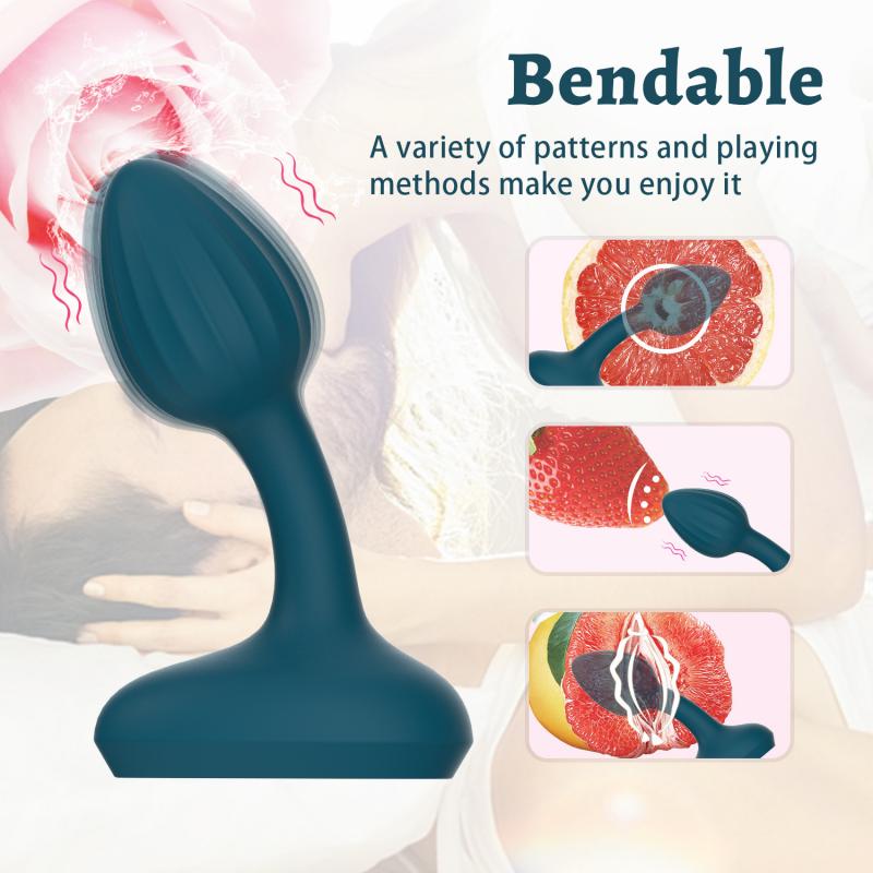 Вибрирующая Анальная пробка, массажер простаты, вибратор с дистанционным управлением, 10 режимов вибрации, силиконовая перезаряжаемая анальная пробка, секс-игрушки для мужчин и женщин